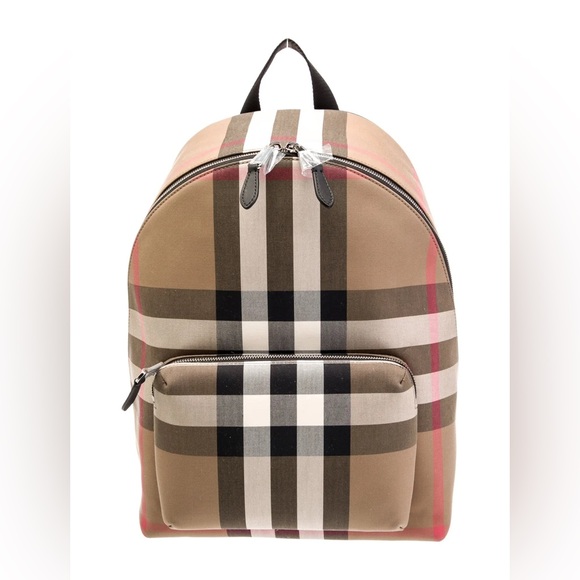 Burberry check backpack